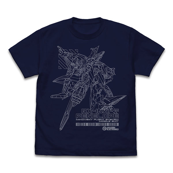 COSPA 기동전사 건담: 섬광의 하사웨이 페넬로페 티셔츠 /NAVY-XL 이미지 1