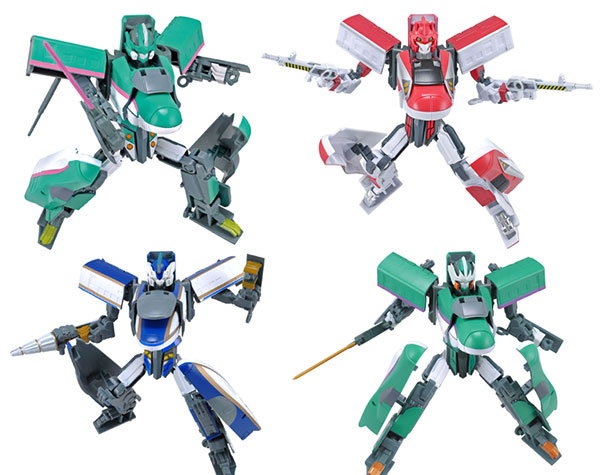F-toys Shinkansen Henkei Robo Shinkalion Change! Shinkalion Super Evolution + Set of All 4 Types