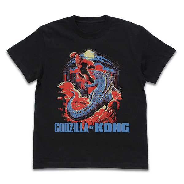 COSPA Godzilla vs Kong T-shirt /BLACK-M