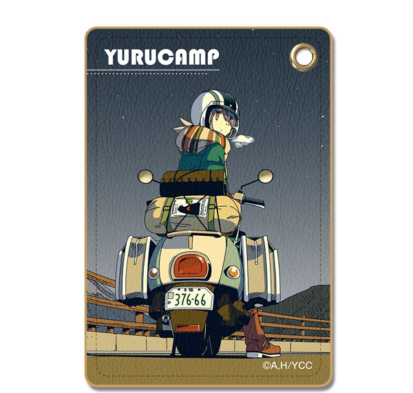 License Agent Yuru Camp Leather Pass Case Ver.3 Design 04 (Rin Shima /B) รูปภาพ 1