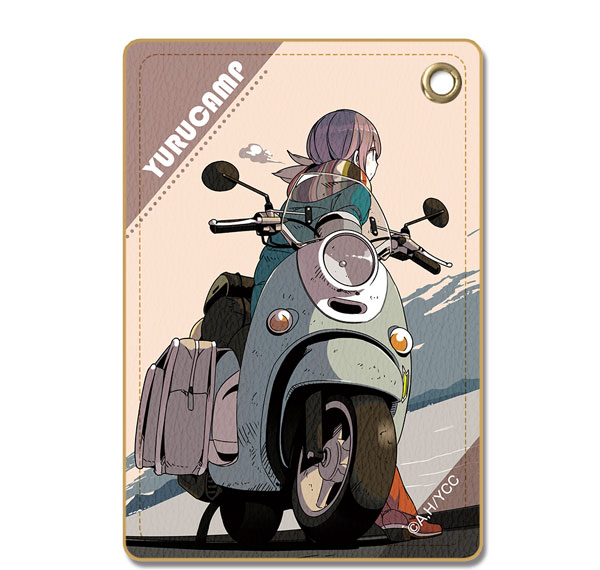 License Agent Yuru Camp Leather Pass Case Ver.3 Design 05 (Rin Shima /C) รูปภาพ 1