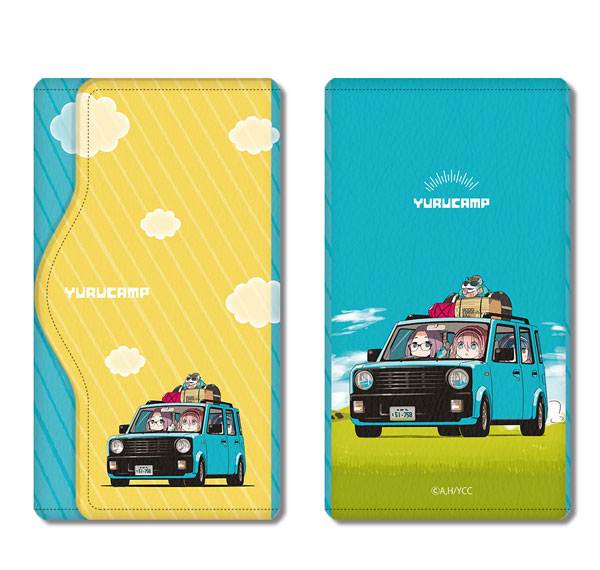 License Agent Yuru Camp Leather Key Case Ver.2 Design 03 (Group) รูปภาพ 1