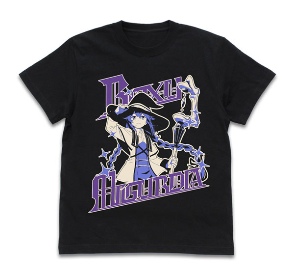 COSPA Mushoku Tensei: Jobless Reincarnation -Isekai Ittara Honki dasu- Roxy Migurdia T-shirt /BLACK-S