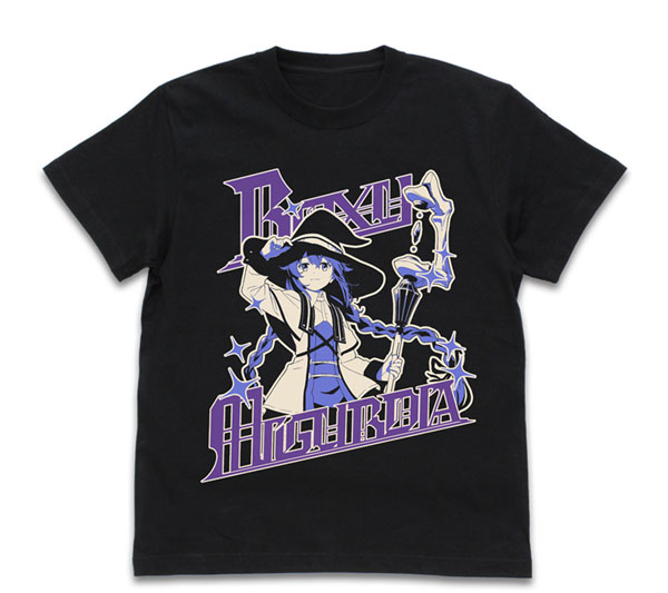 COSPA Mushoku Tensei: Jobless Reincarnation -Isekai Ittara Honki dasu- Roxy Migurdia T-shirt /BLACK-XL รูปภาพ 1
