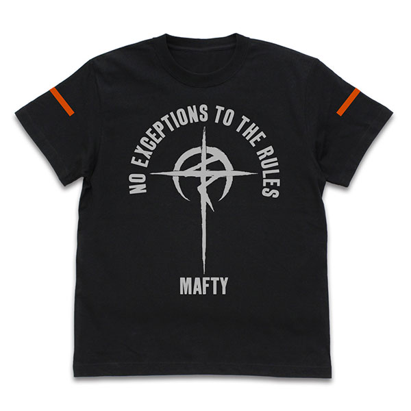 COSPA Mobile Suit Gundam: Hathaway's Flash Mafty Slogan T-shirt /BLACK-L gambar 1
