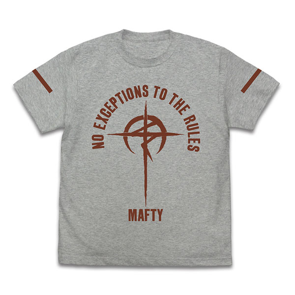 COSPA Mobile Suit Gundam: Hathaway's Flash Mafty Slogan T-shirt /MIX GRAY-L Bild 1