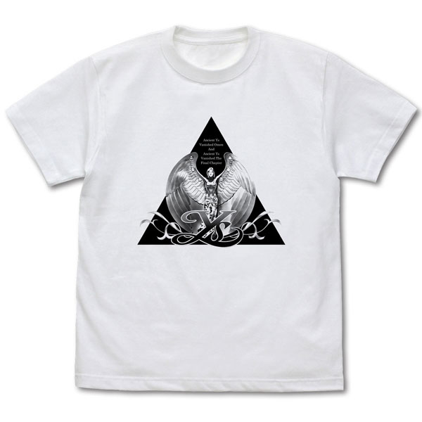 COSPA Ys Ancient Ys Vanished Omen Ys Triangle Logo T-shirt /WHITE-XL imagen 1