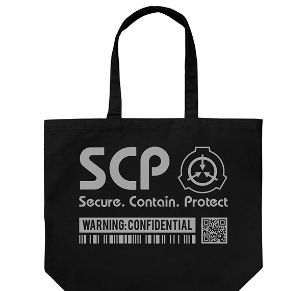 COSPA SCP Foundation Large Tote Bag /BLACK รูปภาพ 1