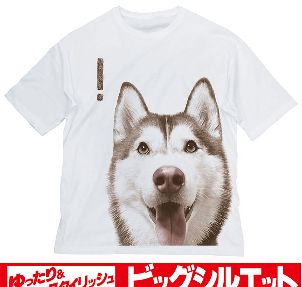 COSPA Hamaji Chanter Big Silhouette T-shirt /WHITE-L รูปภาพ 1