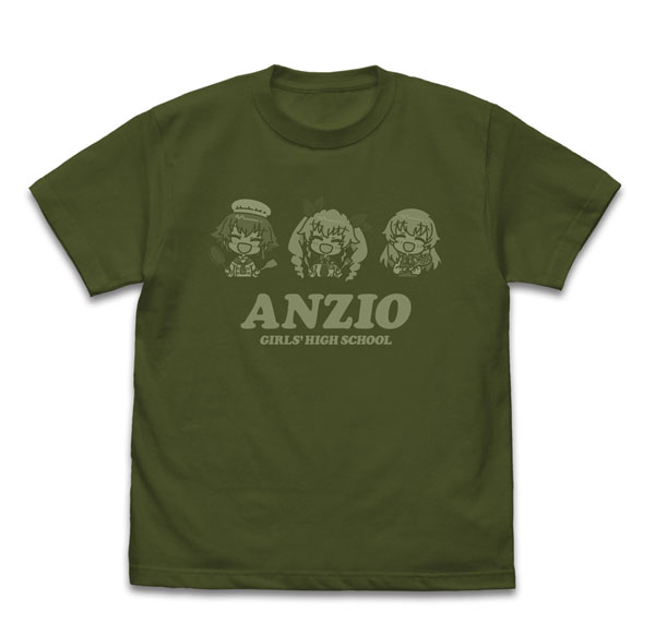 COSPA Girls und Panzer das Finale Anzio High School T-shirt /MOSS-M รูปภาพ 1