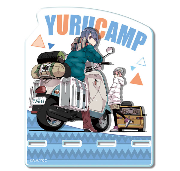 License Agent Yuru Camp Acrylic Smartphone Stand Design 04 (Nadeshiko Kagamihara & Rin Shima) รูปภาพ 1