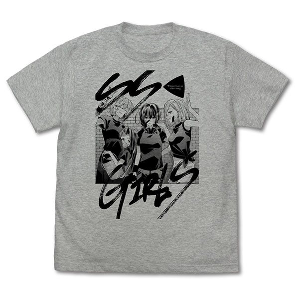 COSPA Sasayaku you ni Koi o Utau SS GIRLS T-shirt /MIX GRAY-M รูปภาพ 1