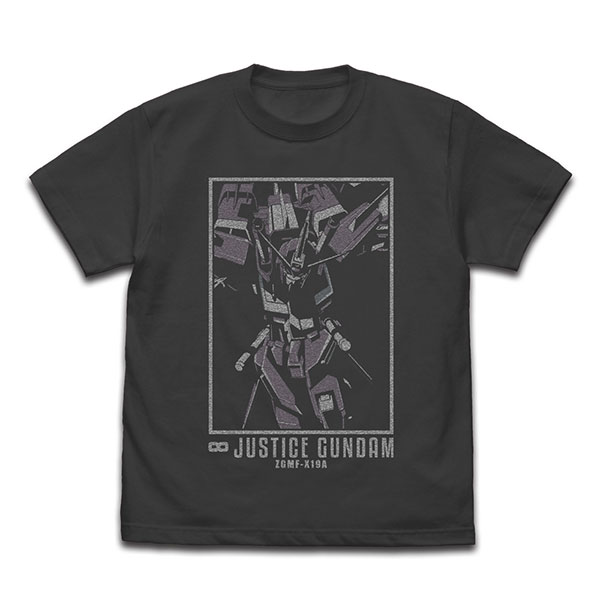 COSPA 機動戦士ガンダムSEED DESTINY インフィニットジャスティスガンダム Tシャツ /墨-L 画像 1