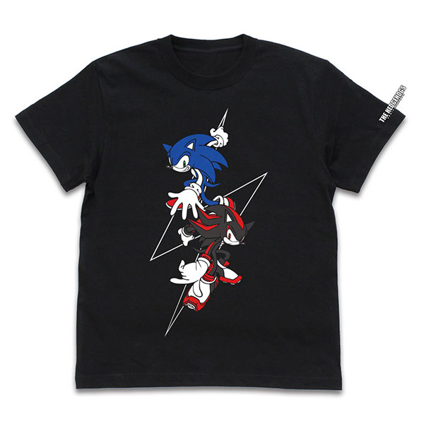 COSPA Sonic the Hedgehog SONIC & SHADOW T-shirt /BLACK-S