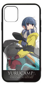 COSPA Yuru Camp Rin Shima and 3-wheel Scooter Tempered Glass iPhone Case /XR, 11 รูปภาพ 1