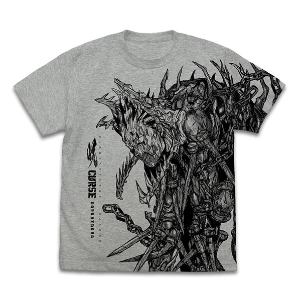 COSPA Dorohedoro Curse All Print T-shirt /MIX GRAY-L image 1