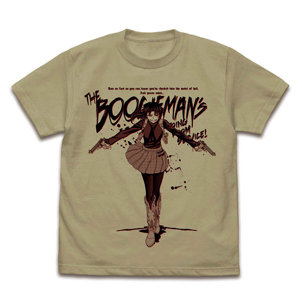 COSPA Black Lagoon The Boogieman's Doing From Service T-shirt /SAND KHAKI-M