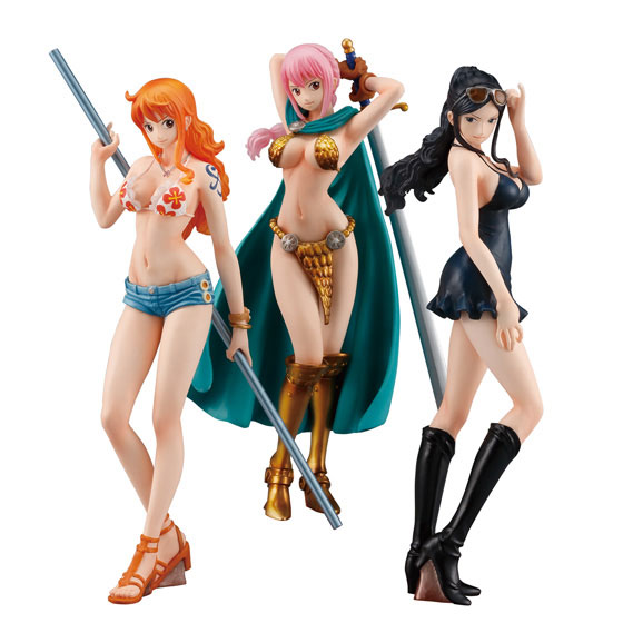 Bandai ONE PIECE STYLING -Girls Selection- Set of All 3 Types gambar 1