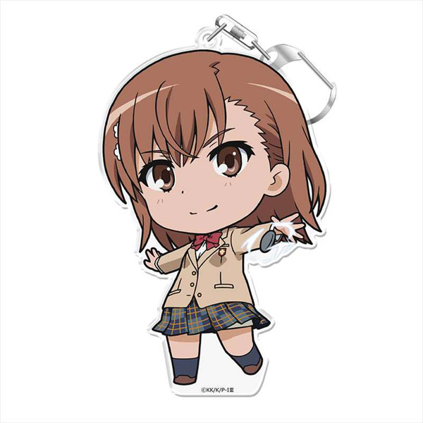 Azu Maker Toaru Majutsu no Index III Punicolle! Keychain (w/Stand) Mikoto Misaka