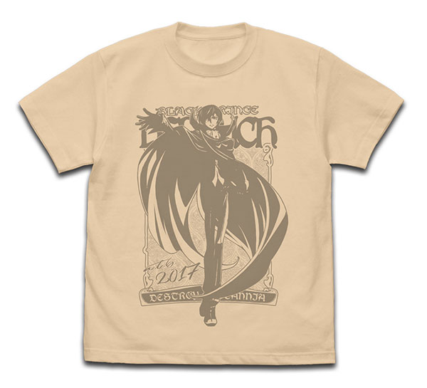 COSPA Code Geass: Lelouch of the Rebellion Lelouch T-shirt /LIGHT BEIGE-L