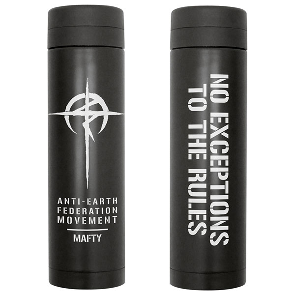 COSPA Mobile Suit Gundam: Hathaway's Flash Mafty Thermos Bottle/BLACK gambar 1