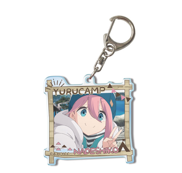 License Agent Yuru Camp Acrylic Keychain Design 01 (Nadeshiko Kagamihara /A) Bild 1