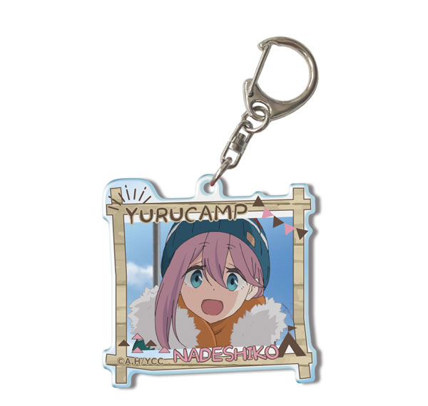 License Agent Yuru Camp Acrylic Keychain Design 02 (Nadeshiko Kagamihara /B) รูปภาพ 1