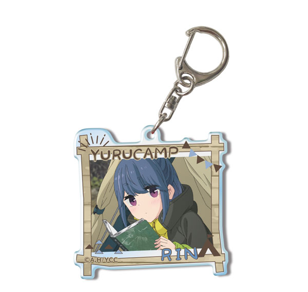License Agent Yuru Camp Acrylic Keychain Design 04 (Rin Shima /B) รูปภาพ 1