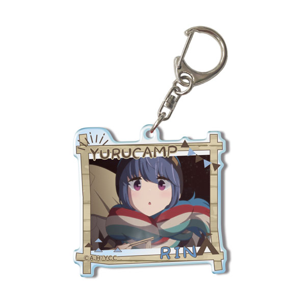 License Agent Yuru Camp Acrylic Keychain Design 05 (Rin Shima /C) Bild 1