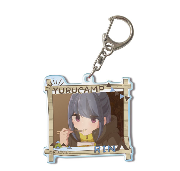 License Agent Yuru Camp Acrylic Keychain Design 06 (Rin Shima /D) Bild 1