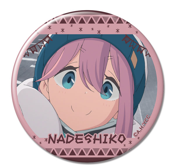 License Agent Yuru Camp Tin Badge Ver.2 Design 01 (Nadeshiko Kagamihara /A) Bild 1