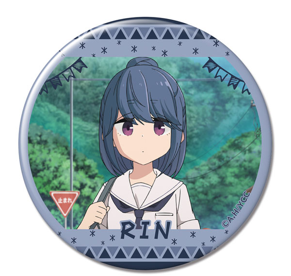 License Agent Yuru Camp Tin Badge Ver.2 Design 04 (Rin Shima /A) Bild 1