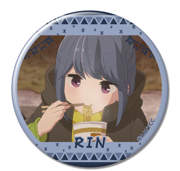 License Agent Yuru Camp Tin Badge Ver.2 Design 06 (Rin Shima /C) รูปภาพ 1