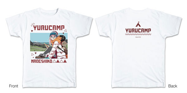 License Agent Yuru Camp T-shirt L Size Design 01 (Nadeshiko Kagamihara) รูปภาพ 1