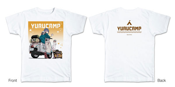 License Agent Yuru Camp T-shirt L Size Design 03 (Nadeshiko Kagamihara & Rin Shima) รูปภาพ 1