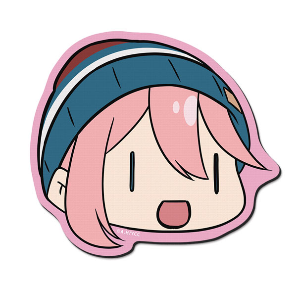 License Agent Yuru Camp Rubber Mouse Pad Ver.3 Design 01 (Nadeshiko Kagamihara) Bild 1