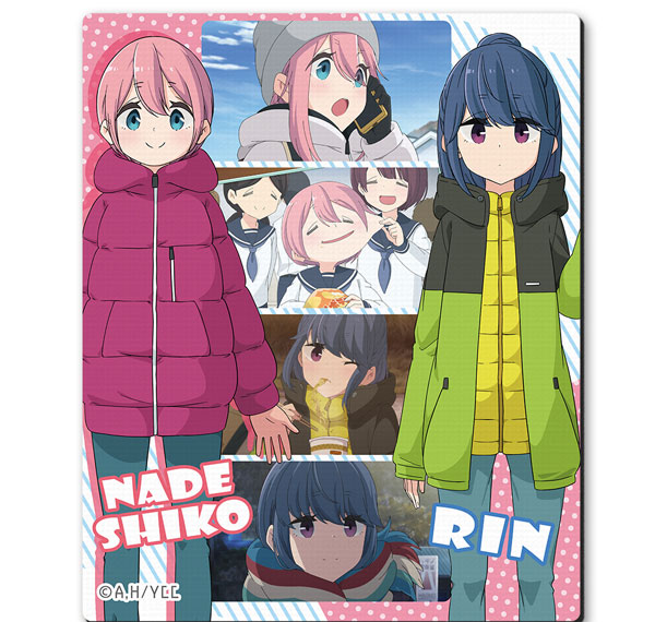 License Agent Yuru Camp Rubber Mouse Pad Ver.3 Design 04 (Nadeshiko Kagamihara & Rin Shima) รูปภาพ 1