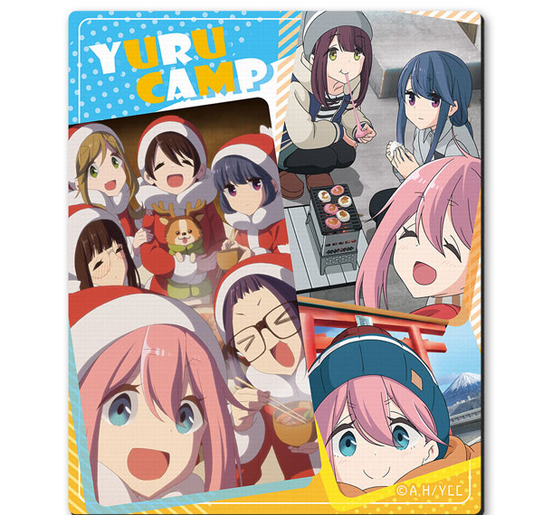 License Agent Yuru Camp Rubber Mouse Pad Ver.3 Design 05 (Group) Bild 1