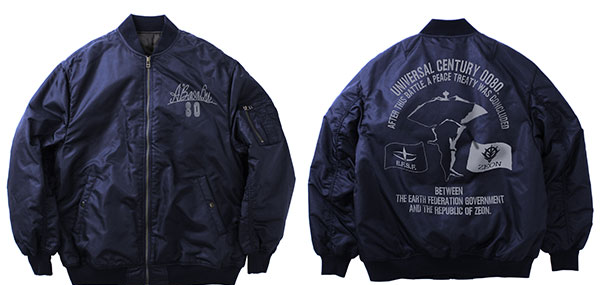 COSPA Mobile Suit Gundam A Baoa Qu MA-1 Jacket/NAVY-L รูปภาพ 1