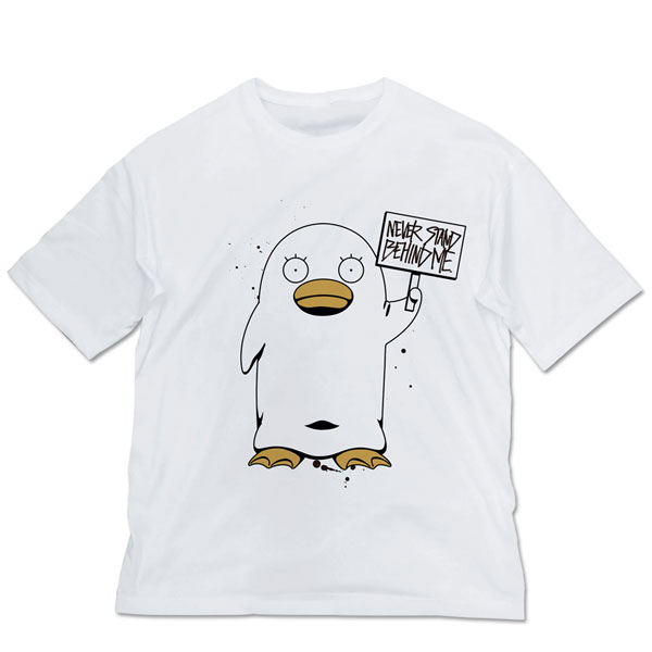 COSPA Gintama Elizabeth "Never Stand Behind Me" Big Silhouette T-shirt /WHITE-L gambar 1