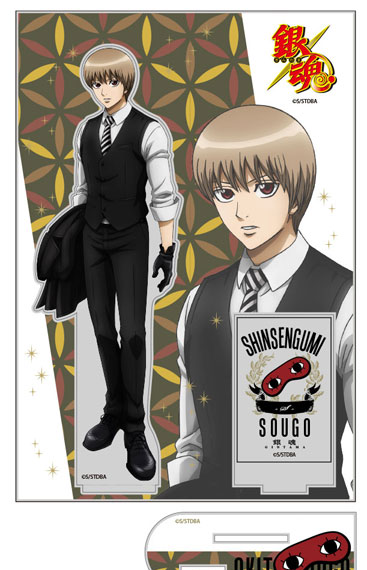 COSPA Gintama Sougo Okita Acrylic Stand (Large) Suit Ver. รูปภาพ 1