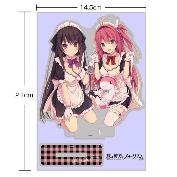 COSPA Ao no Kanata no Four Rhythm Asuka & Misaki Acrylic Stand (Large) imagen 1