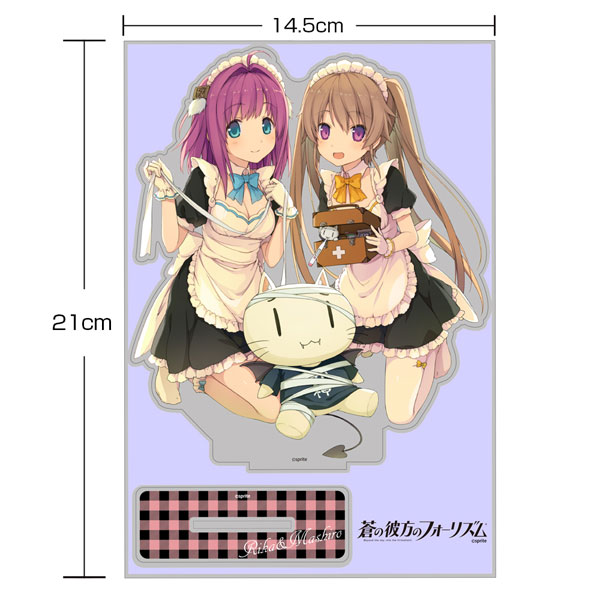 COSPA Ao no Kanata no Four Rhythm Mashiro & Rika Acrylic Stand (Large)