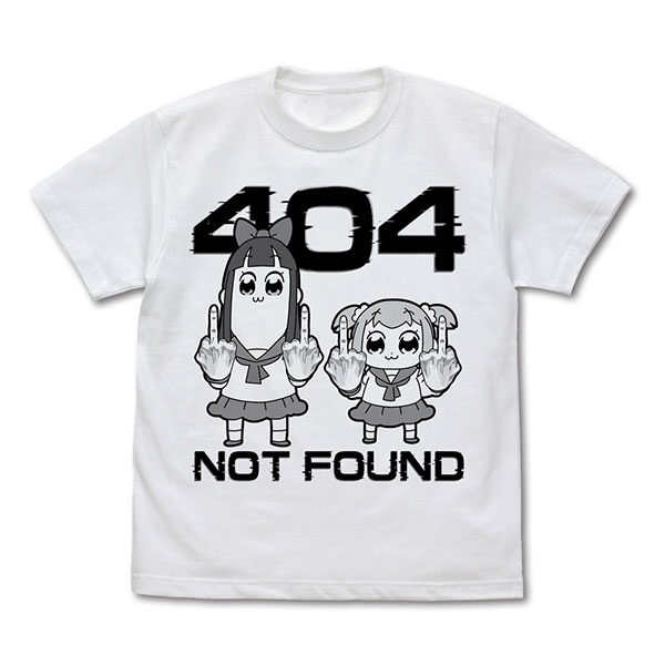 COSPA Pop Team Epic 404 T-shirt /WHITE-XL รูปภาพ 1