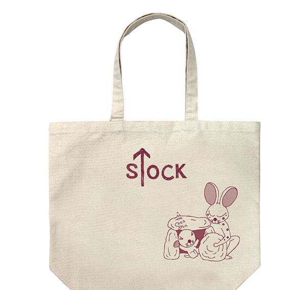 COSPA Bonobono Shimacchau Ojisan Large Tote Bag /NATURAL รูปภาพ 1