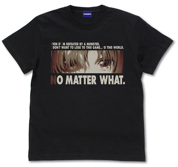 COSPA Movie Sword Art Online Progressive: Aria of a Starless Night Asuna's Determination T-shirt /BLACK-L
