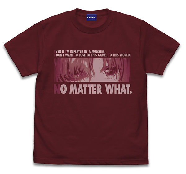 COSPA Movie Sword Art Online Progressive: Aria of a Starless Night Asuna's Determination T-shirt /BURGUNDY-L