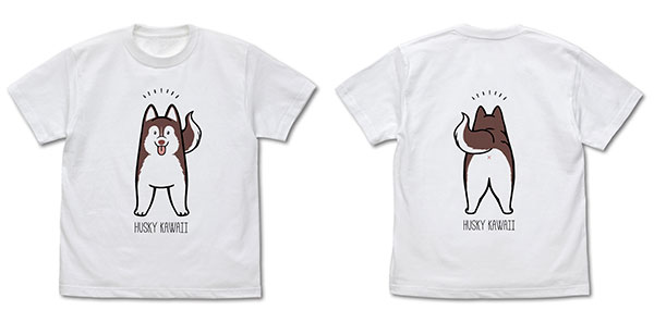 COSPA Hamaji Husky KAWAII T-shirt (Choco) /WHITE-L รูปภาพ 1