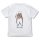 COSPA Hamaji Husky KAWAII T-shirt (Red) /WHITE-L รูปภาพ 3