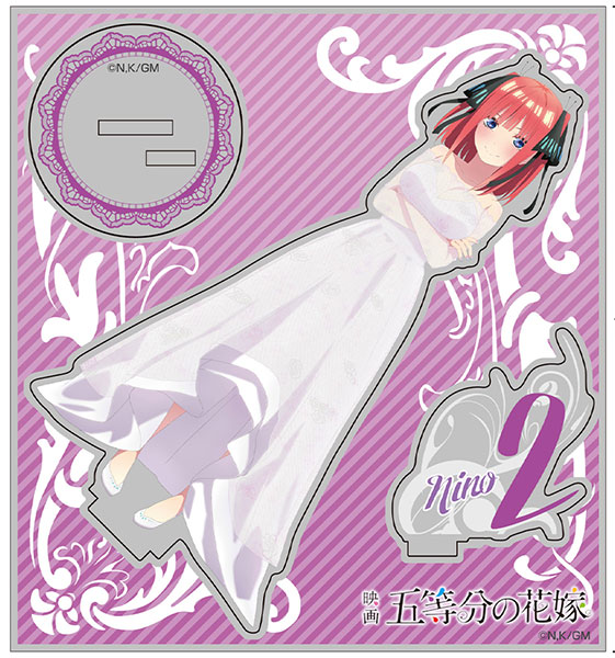 COSPA Movie "The Quintessential Quintuplets" Nino Nakano Acrylic Stand Wedding Dress Ver.